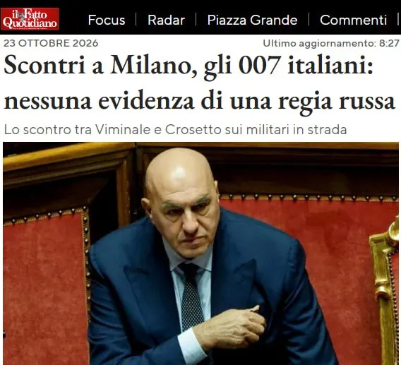MILANO, L'AISI: NESSUNA REGIA STRANIERA DIETRO GLI SCONTRI