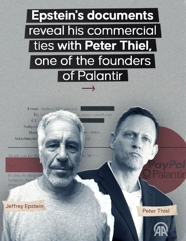 EPSTEIN, BARAK E THIEL: I DOCUMENTI SUI LEGAMI CON PALANTIR