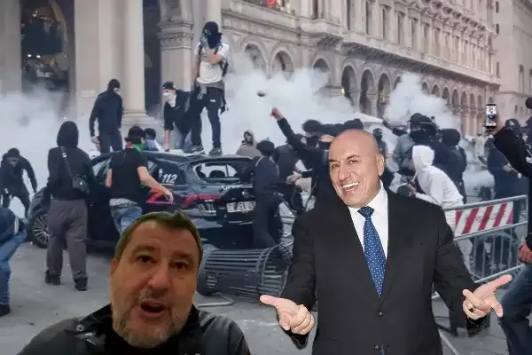 CROSETTO RICONDUCE LE PROTESTE DI MILANO ALLA GUERRA IBRIDA, SALVINI NEGA LA REGIA RUSSA
