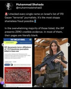 ACCUSE A ISRAELE PER LA GUERRA A GAZA E IL LAVORO DEI GIORNALISTI