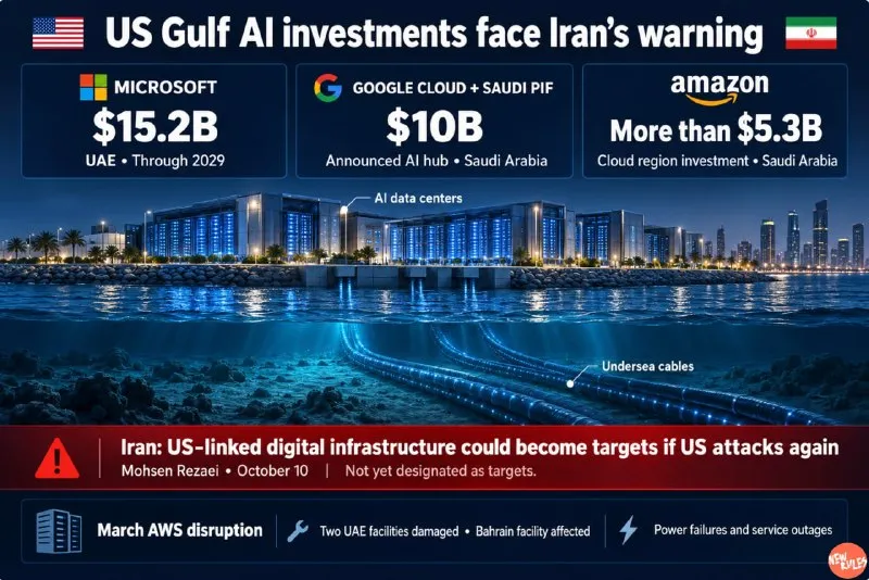 L'IRAN MINACCIA I CENTRI DATI USA NEL GOLFO
