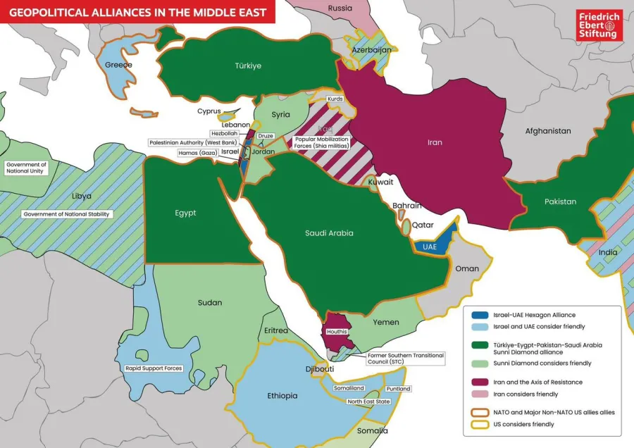 NETANYAHU PRESENTA LA MAPPA DELLE NUOVE ALLEANZE REGIONALI