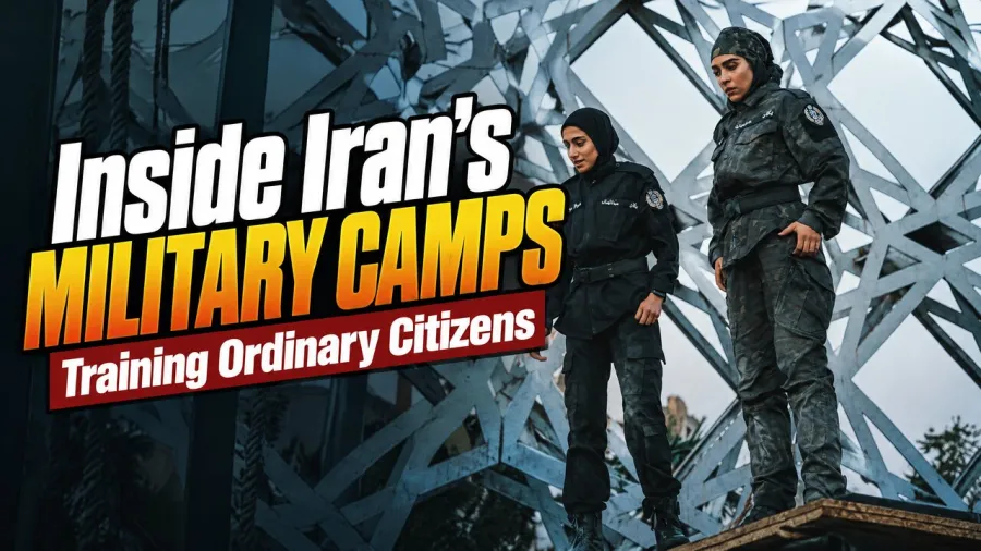 IRANIANI VOLONTARI AI CAMPI DI ADDESTRAMENTO MILITARE JANFADA