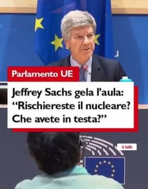 SACHS AL PARLAMENTO EUROPEO: STOP ALL'UMILIAZIONE DELLA RUSSIA