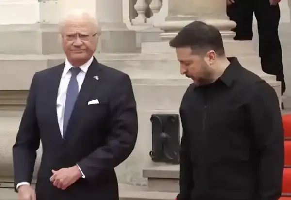 LA SVEZIA SMENTISCE IL VIDEO MANIPOLATO DEL RE CON ZELENSKY
